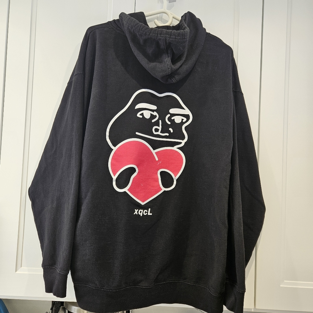 xQc Merch Hoodie (Valentine's Day 2020 Edition) - Size 2XL
